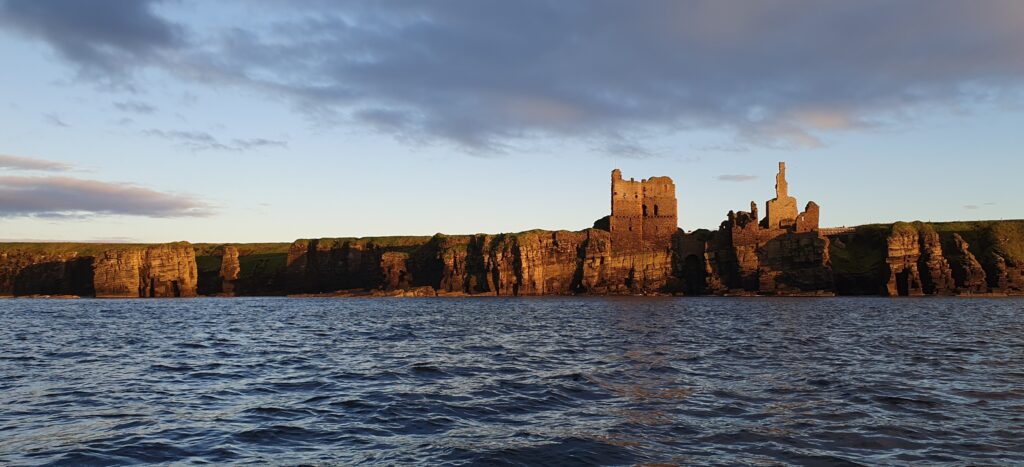 Castle Sinclair Girnigoe from the sea